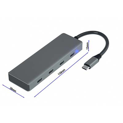 T409 TYPE-C TO HUB(USB-C*4)