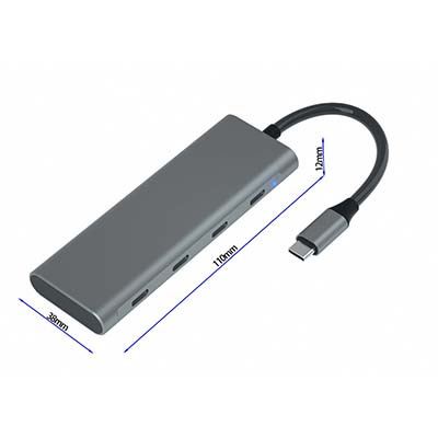 T411 TYPE-C TO HUB(USB-C*4)