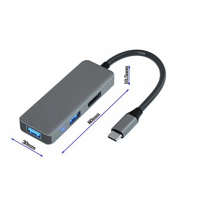 T305 TYPE-C TO DP+USB2.0*2