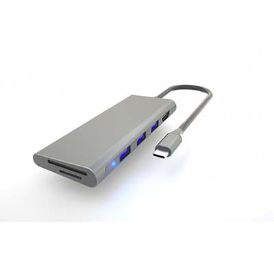 T607 TYPE-C TO HDMI+USB3.0*3+SD/TF