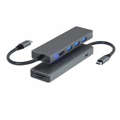 T706 TYPE-C TO PD+HUB(USB3.0*3)+HDMI+SD/TF